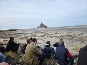 Wek-end père fils au mont saint michel.